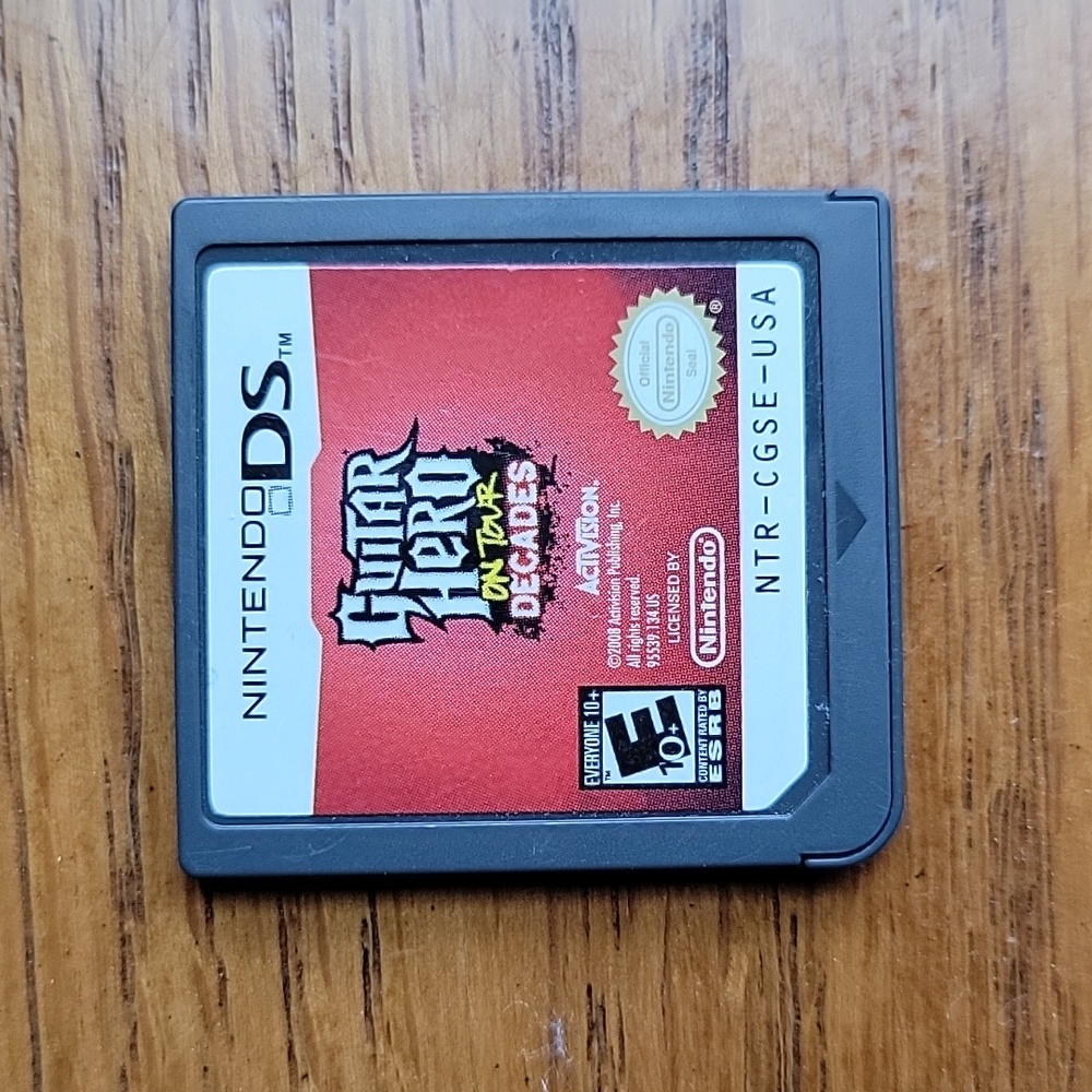 Guitar Hero on Tour Decades Ninetdo DS Game